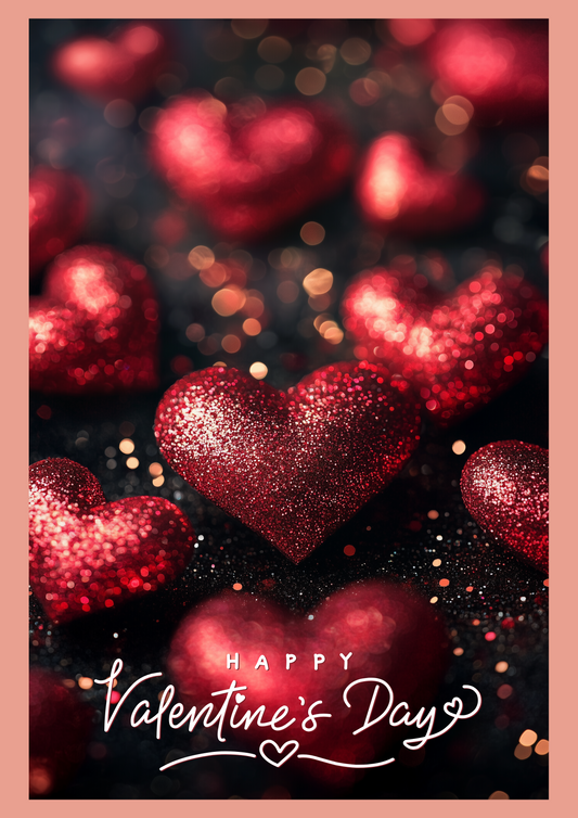 Digital Valentine's Day postcard